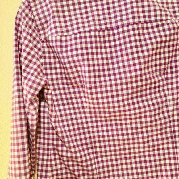 The Perfect Shirt - Purple Gingham Button-Down - Picture 6 of 6